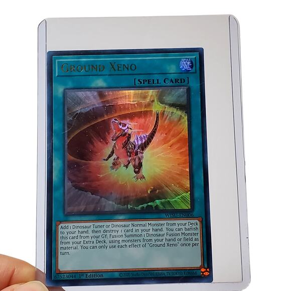 Ground Xeno Error Holo Bleed WISU-EN006 Ultra Rare Near Mint 1st Yu-Gi-Oh! Card - Picture 1 of 3